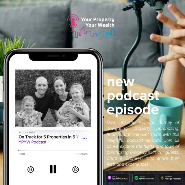 PODCAST EPISODE 32 OUT NOW 🎙️
On track for 5 properties in 5 years - Chad & Bronwyn discuss all things investing; from balancing everyday pressures, managing finances and how they’ve trusted each other and the investing process. LISTEN NOW 🎧💥
.
.
#ypyw #yourpropertyyourwealth #investing #wealthcreation #investingaustralia #investmentproperty #propertyinvestment #propertyinvestor #financialfreedom